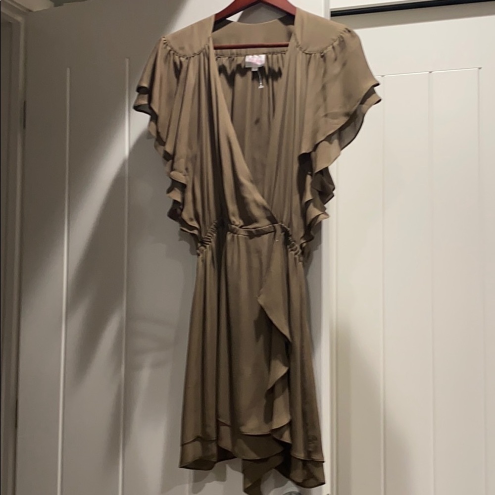 Parker Mini pure SILK wrap cocktail dress